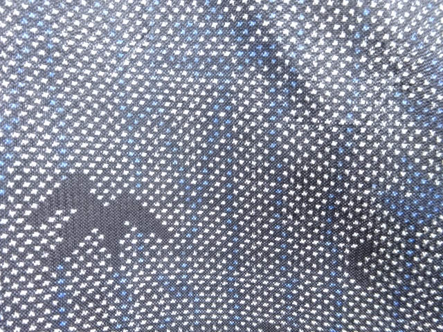 アンティーク　笹模様織り出し本場泥大島紬着物(5マルキ)